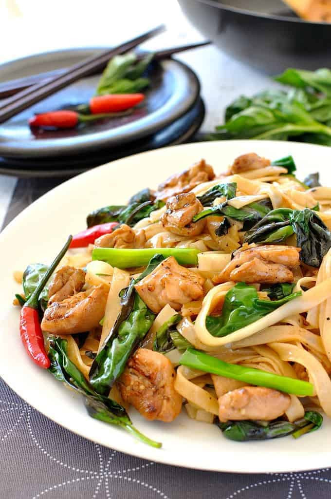 Thai Drunken Noodles Recipe
 Thai Drunken Noodles Pad Kee Mao