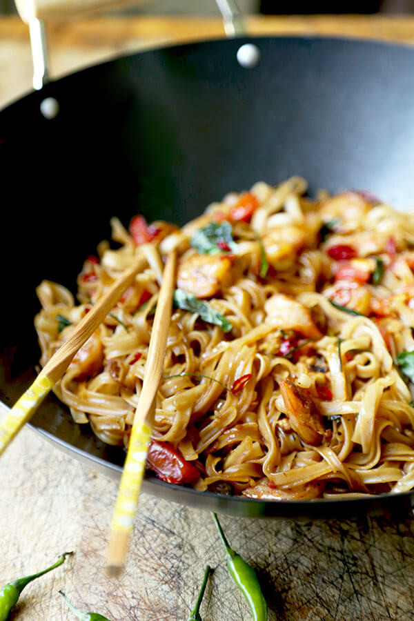 Thai Drunken Noodles Recipe
 Drunken Noodles Pad Kee Mao Pickled Plum Food And Drinks