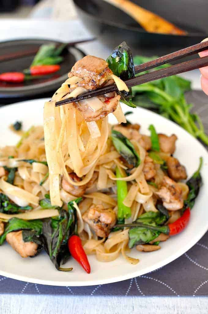 Thai Drunken Noodles Recipe
 Thai Drunken Noodles Pad Kee Mao