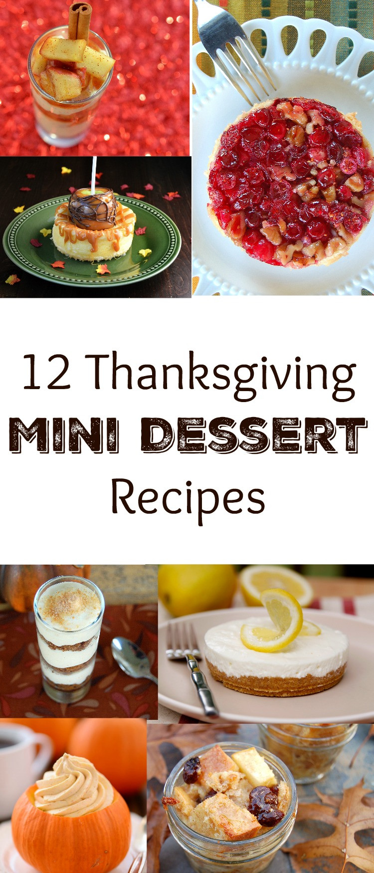 Thanksgiving Desserts Pinterest
 Mini Thanksgiving Desserts