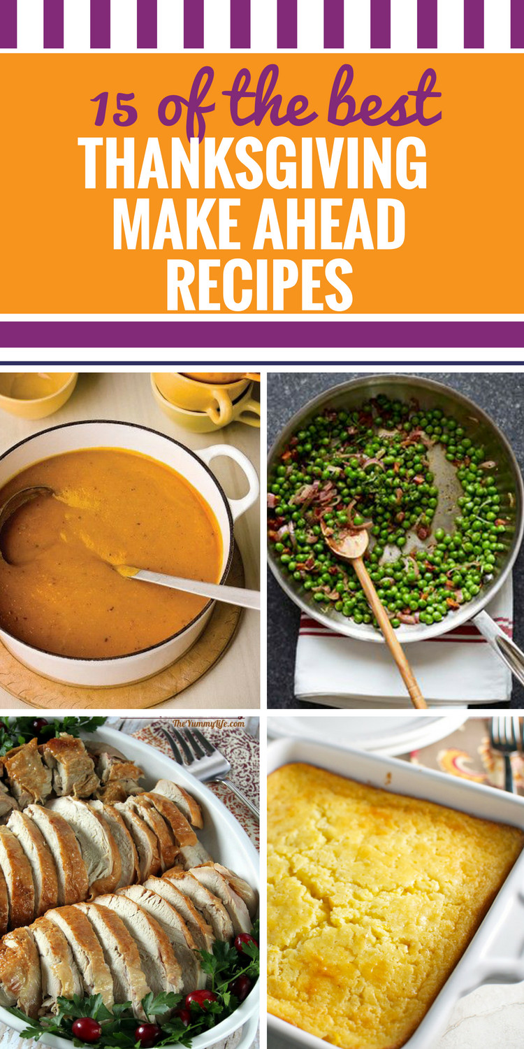 Thanksgiving Side Dishes Make Ahead
 15 Thanksgiving Recipes Make Ahead My Life and Kids