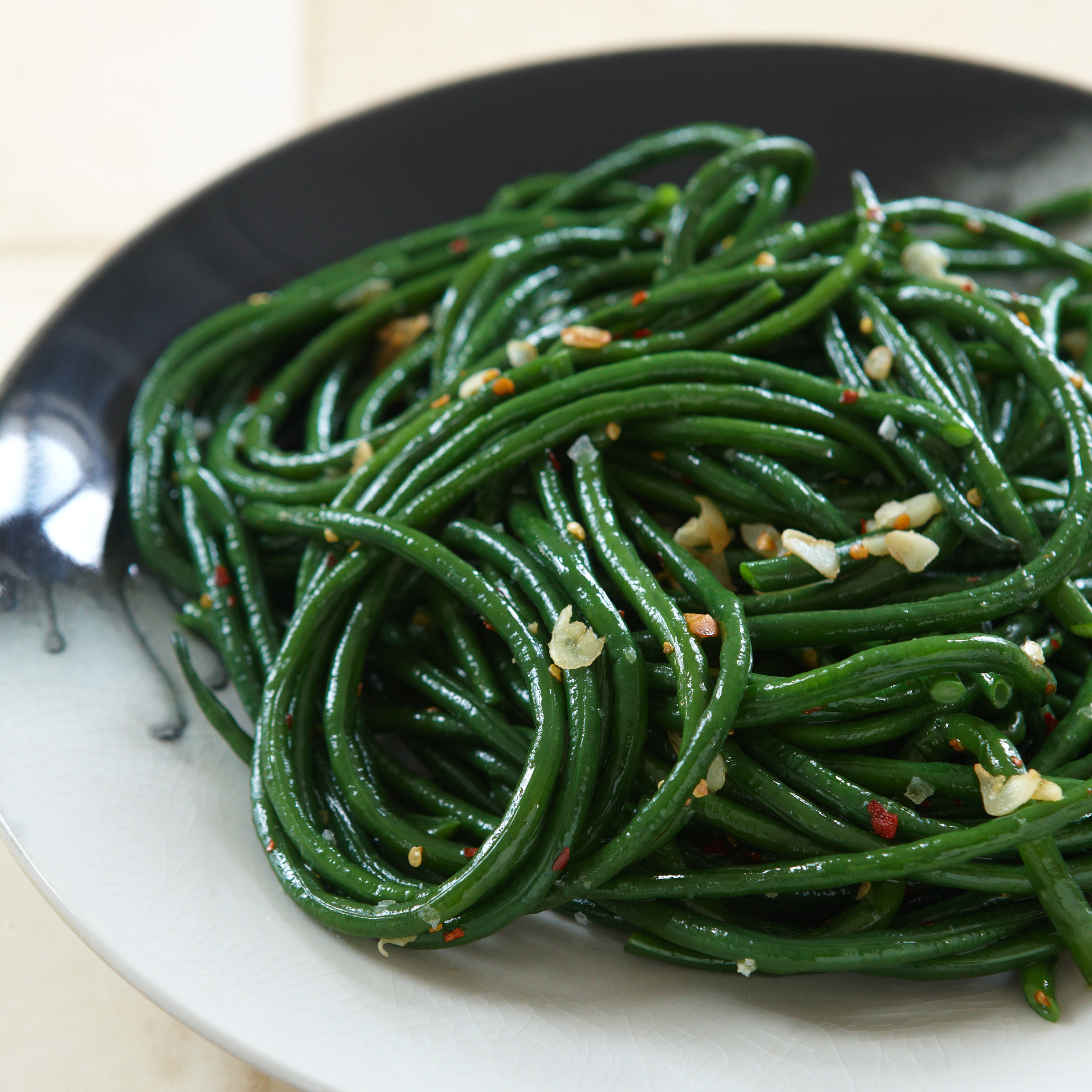 The Green Bean
 Gingered Green Beans Recipe Scott Conant