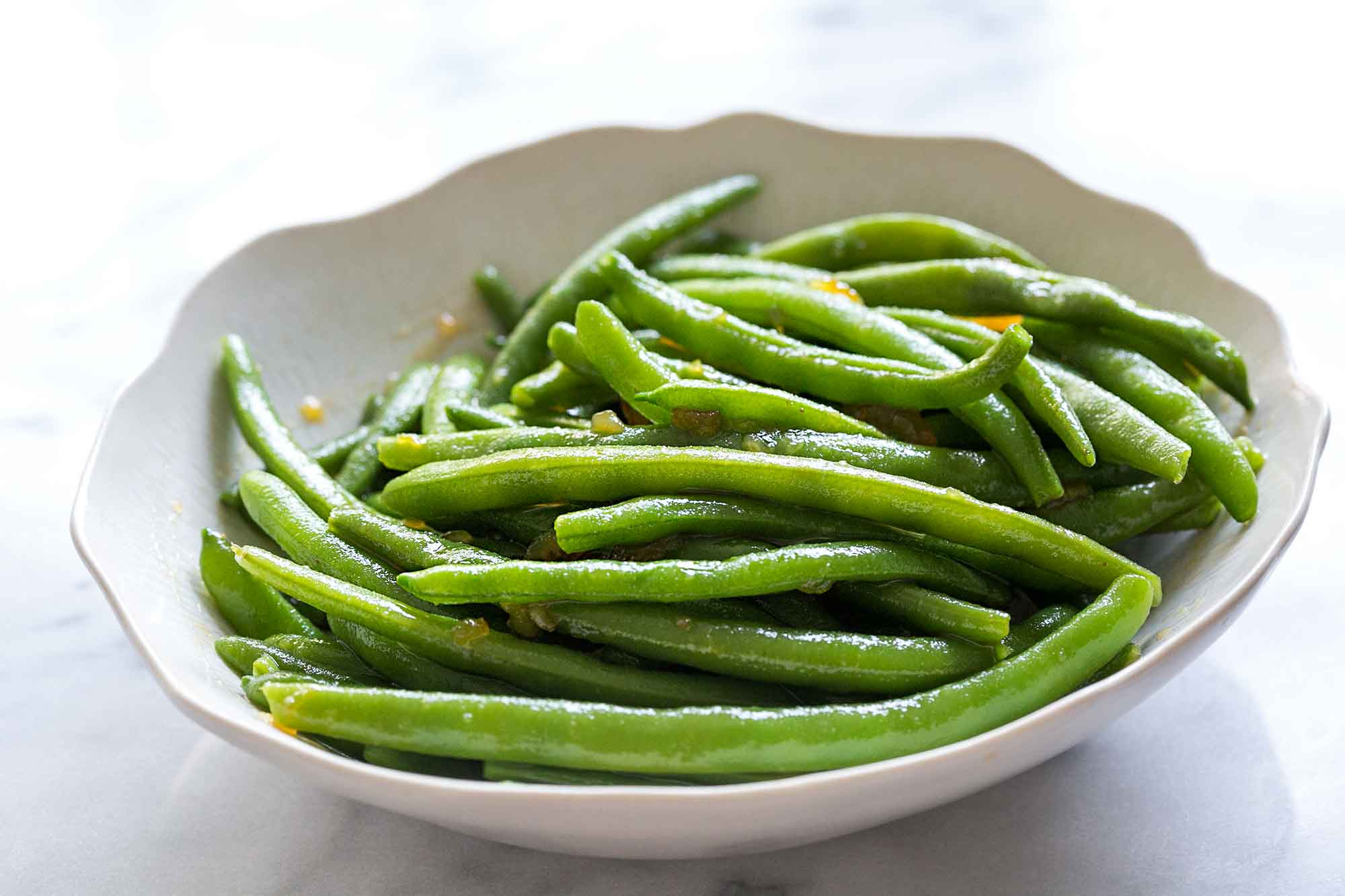 The Green Bean
 Sriracha Orange Glazed Green Beans Recipe