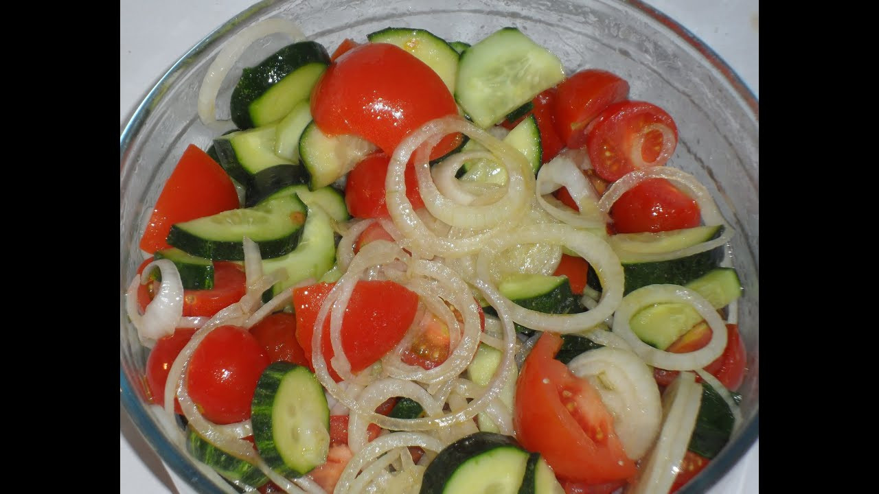 Tomato Onion Cucumber Salad
 Cucumber Tomato And ion Salad