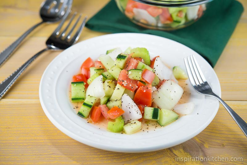 Tomato Onion Cucumber Salad
 Tomato Cucumber ion Salad Inspiration Kitchen