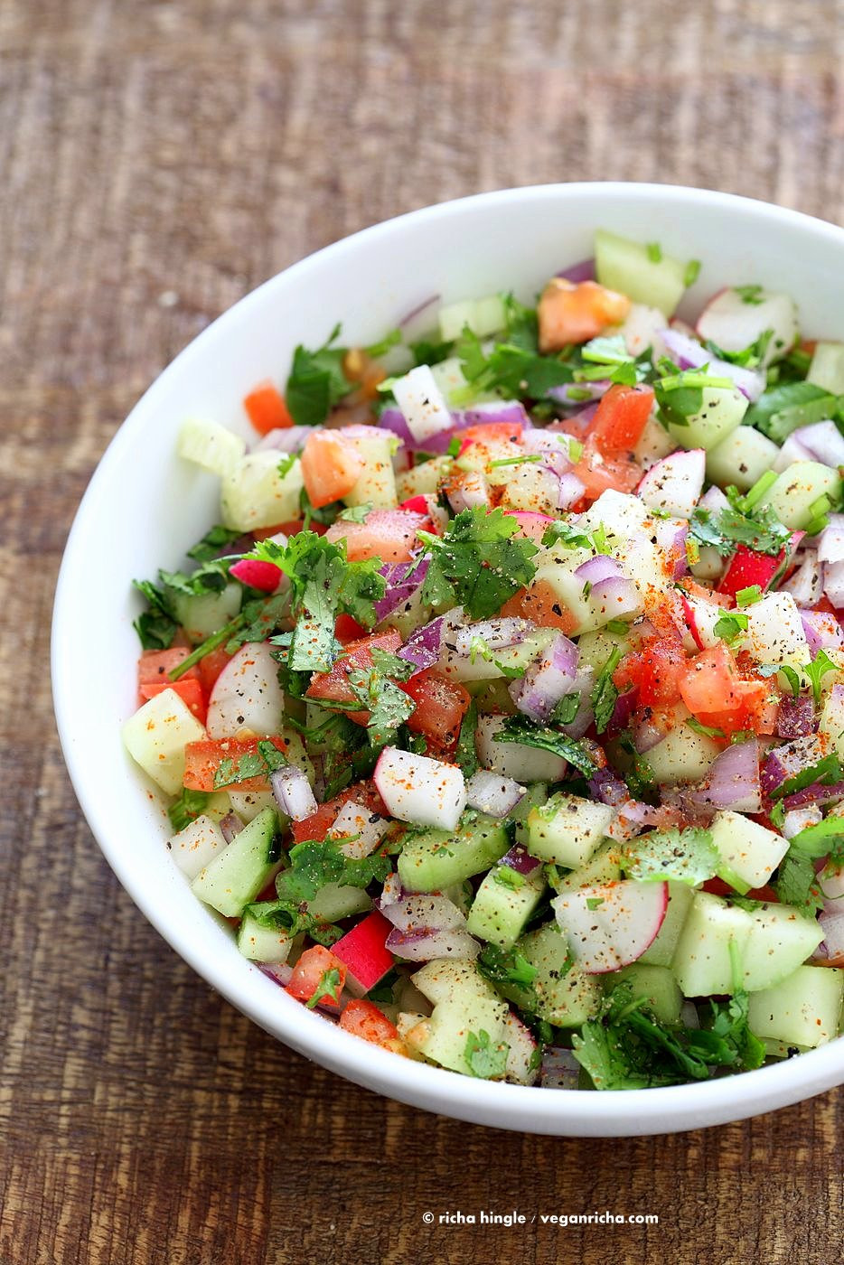 Tomato Onion Cucumber Salad
 Kachumber Salad Cucumber Tomato ion Salad Recipe