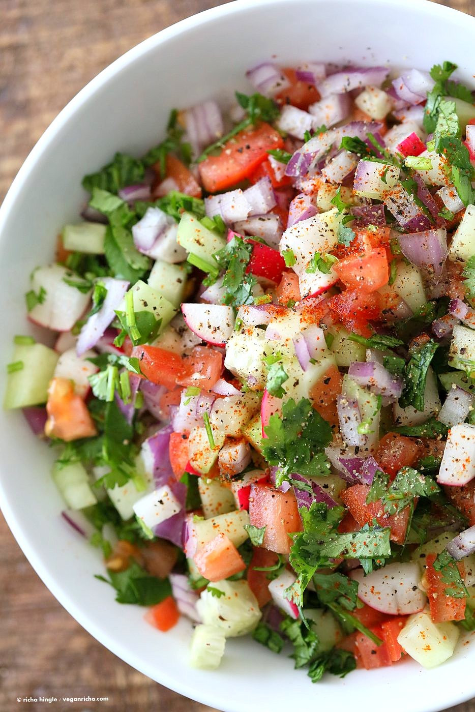 Tomato Onion Cucumber Salad
 Kachumber Salad Cucumber Tomato ion Salad Recipe