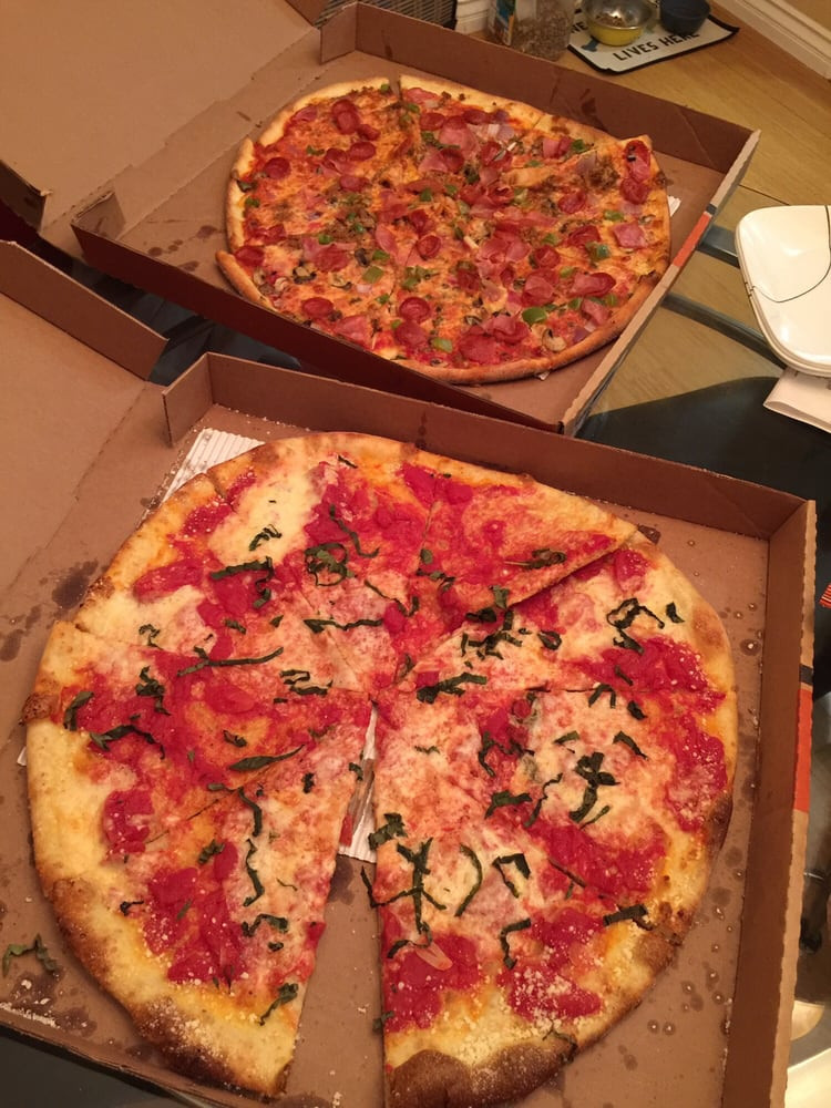 Tomato Pie South Pasadena
 Deluxe Pizza back and "The Grandma" Margherita pizza
