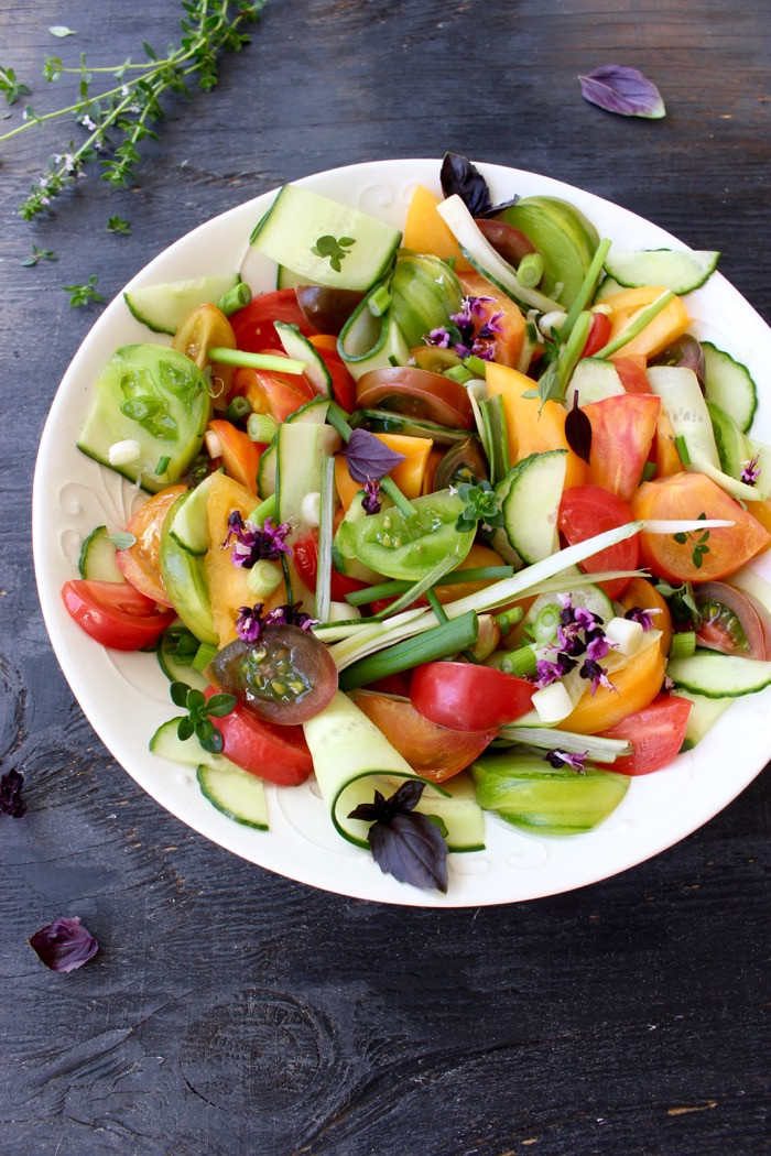 Tomato Salad Recipe
 Cucumber Tomato Salad Recipe Video • CiaoFlorentina