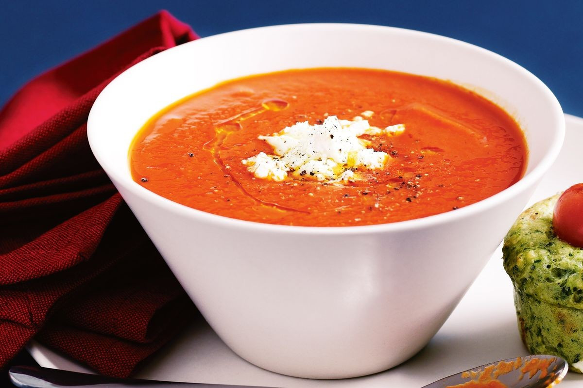 Tomato Soup Recipe
 Roast capsicum and tomato soup Recipes delicious