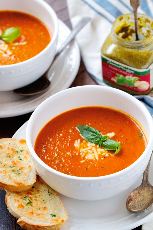 Tomato Soup Recipe
 Secret Ingre nt Tomato Basil Soup Recipe