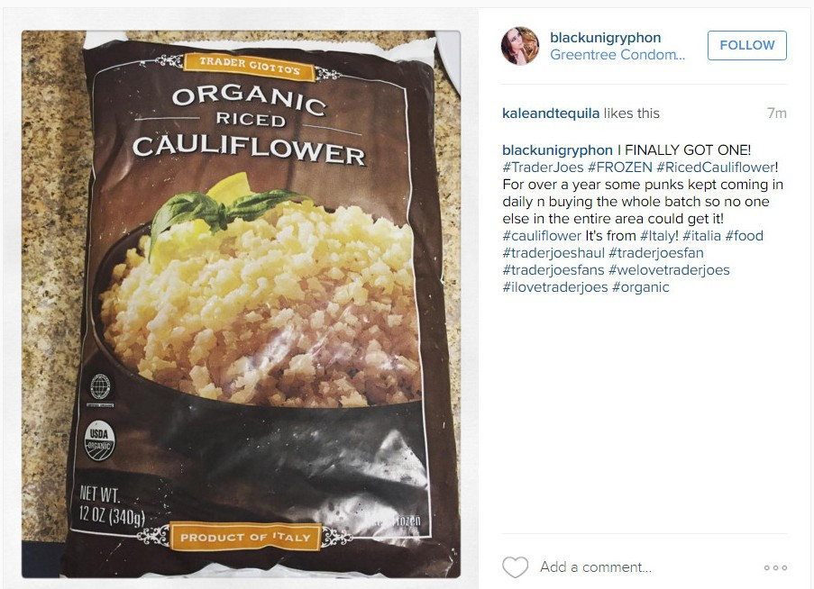 Trader Joe'S Riced Cauliflower
 Exploring Trader Joe s Trader Joe s Riced Cauliflower