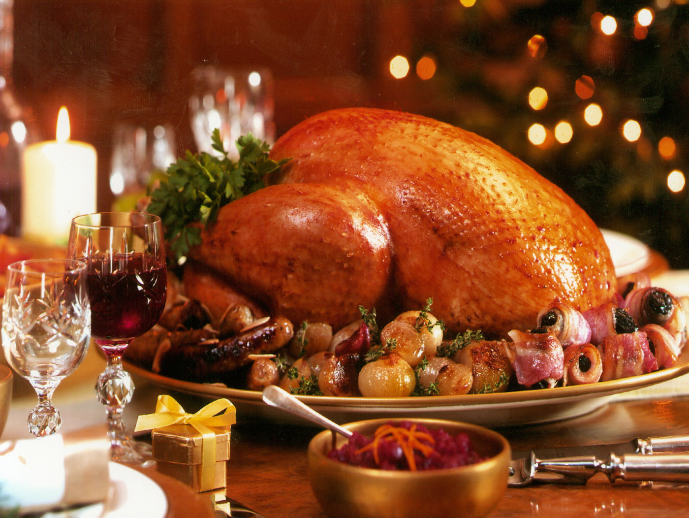 Traditional Christmas Dinner
 Scottish festive traditions involving food and drink