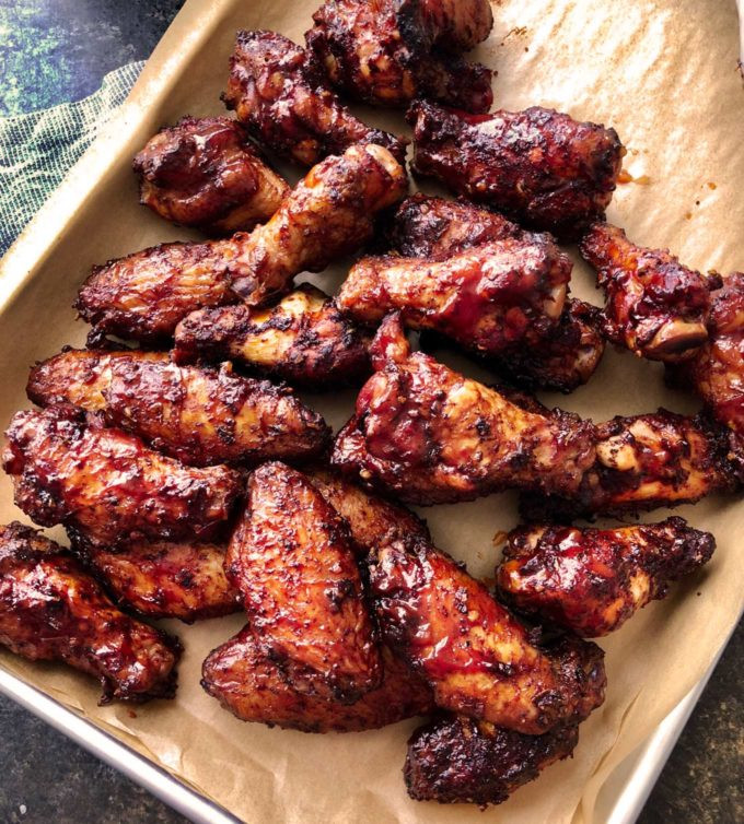 Traeger Chicken Wings
 Bourbon BBQ Smoked Chicken Wings The Chunky Chef