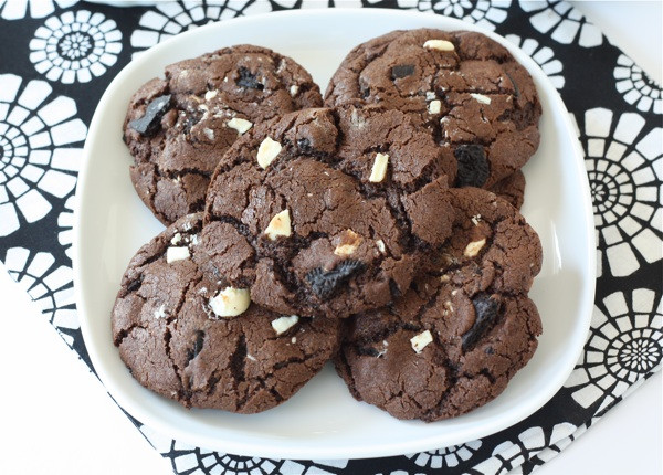 Triple Chocolate Chip Cookies
 Triple Chocolate Oreo Chunk Cookie Recipe