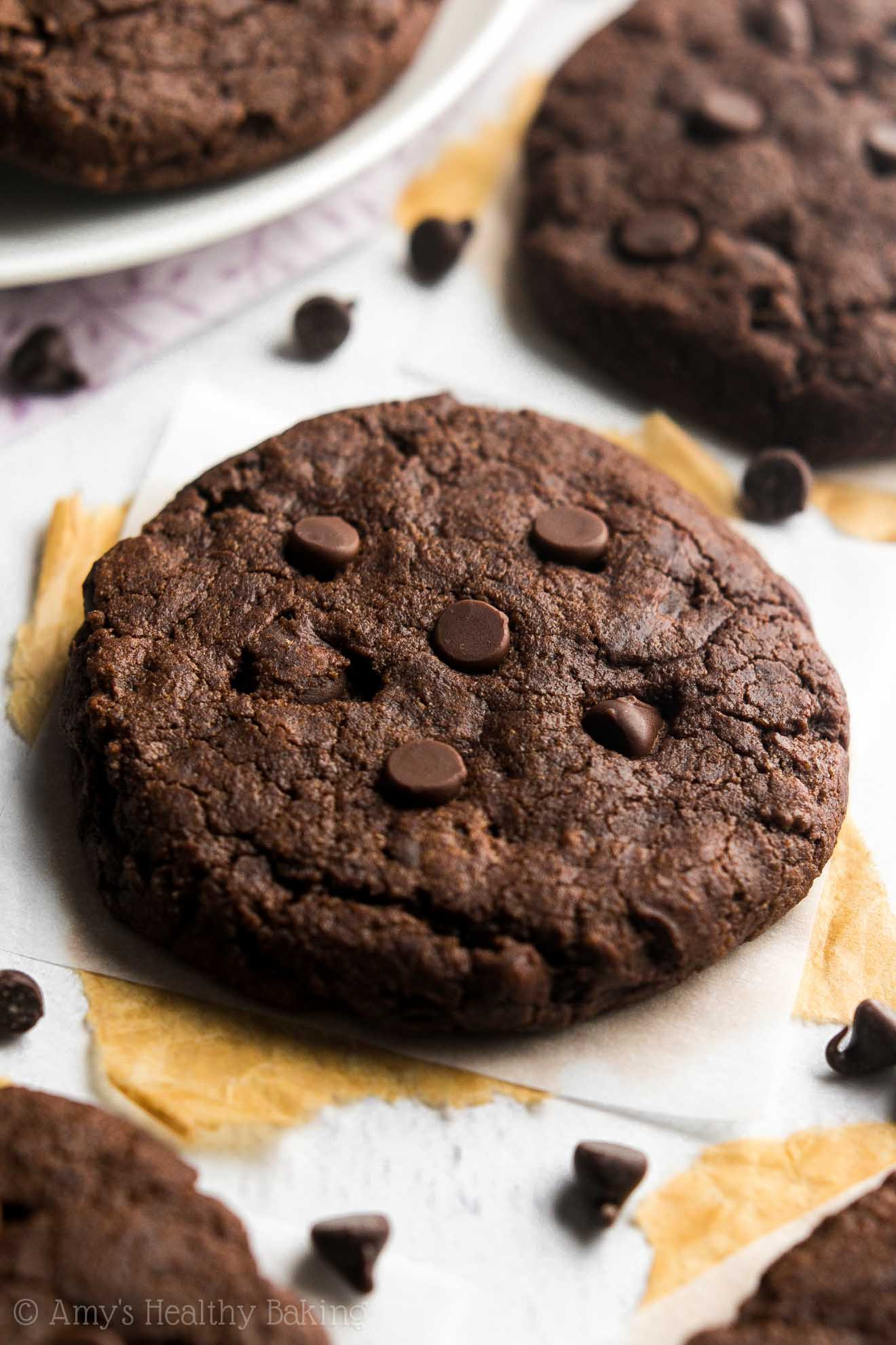 Triple Chocolate Cookies
 Fudgy Triple Chocolate Cookies