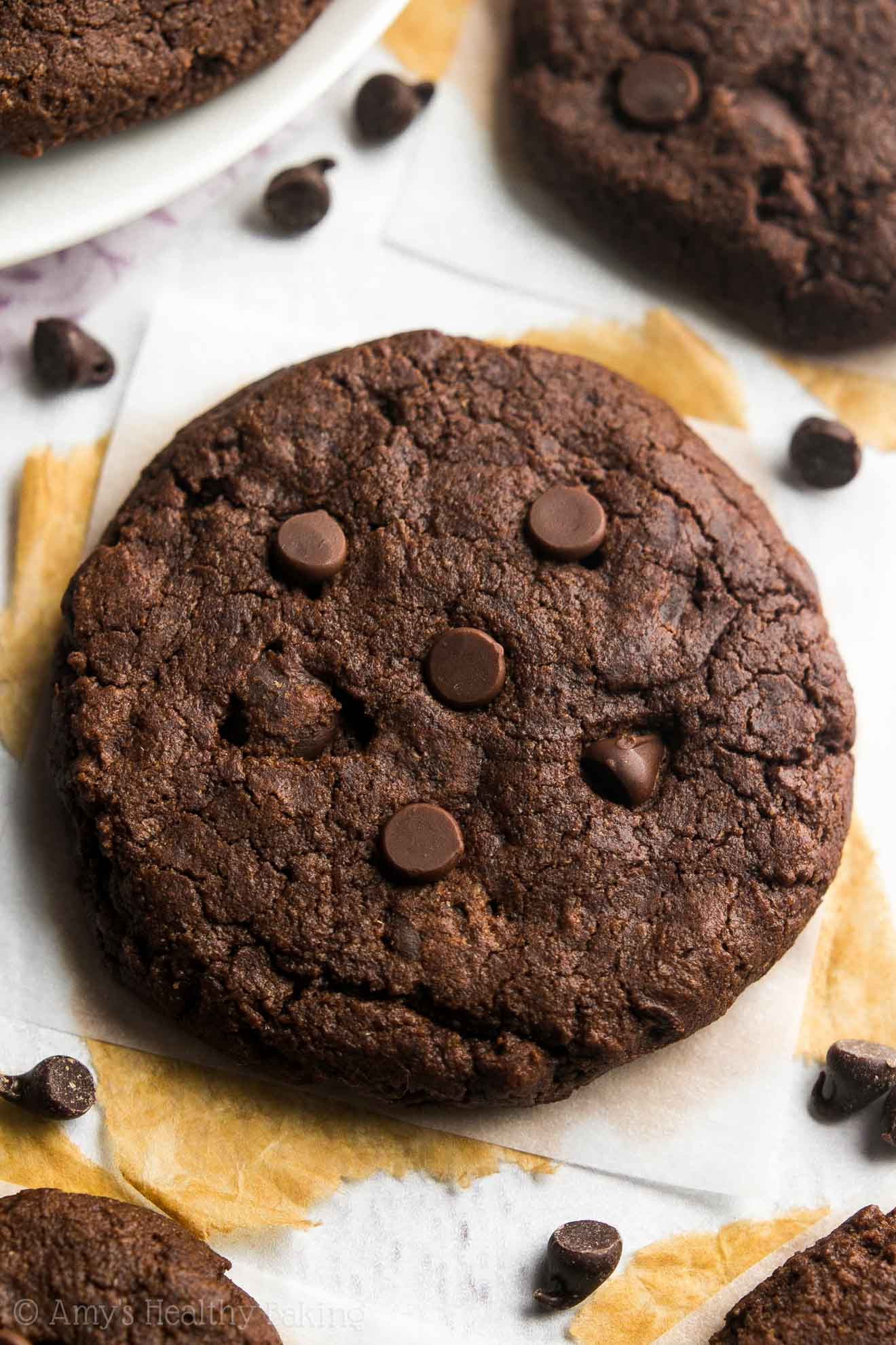 Triple Chocolate Cookies
 Fudgy Triple Chocolate Cookies