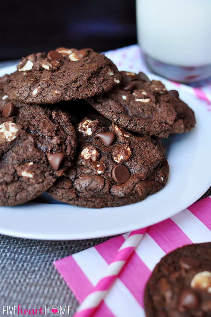 Triple Chocolate Cookies
 Triple Chocolate Fudge Cookies