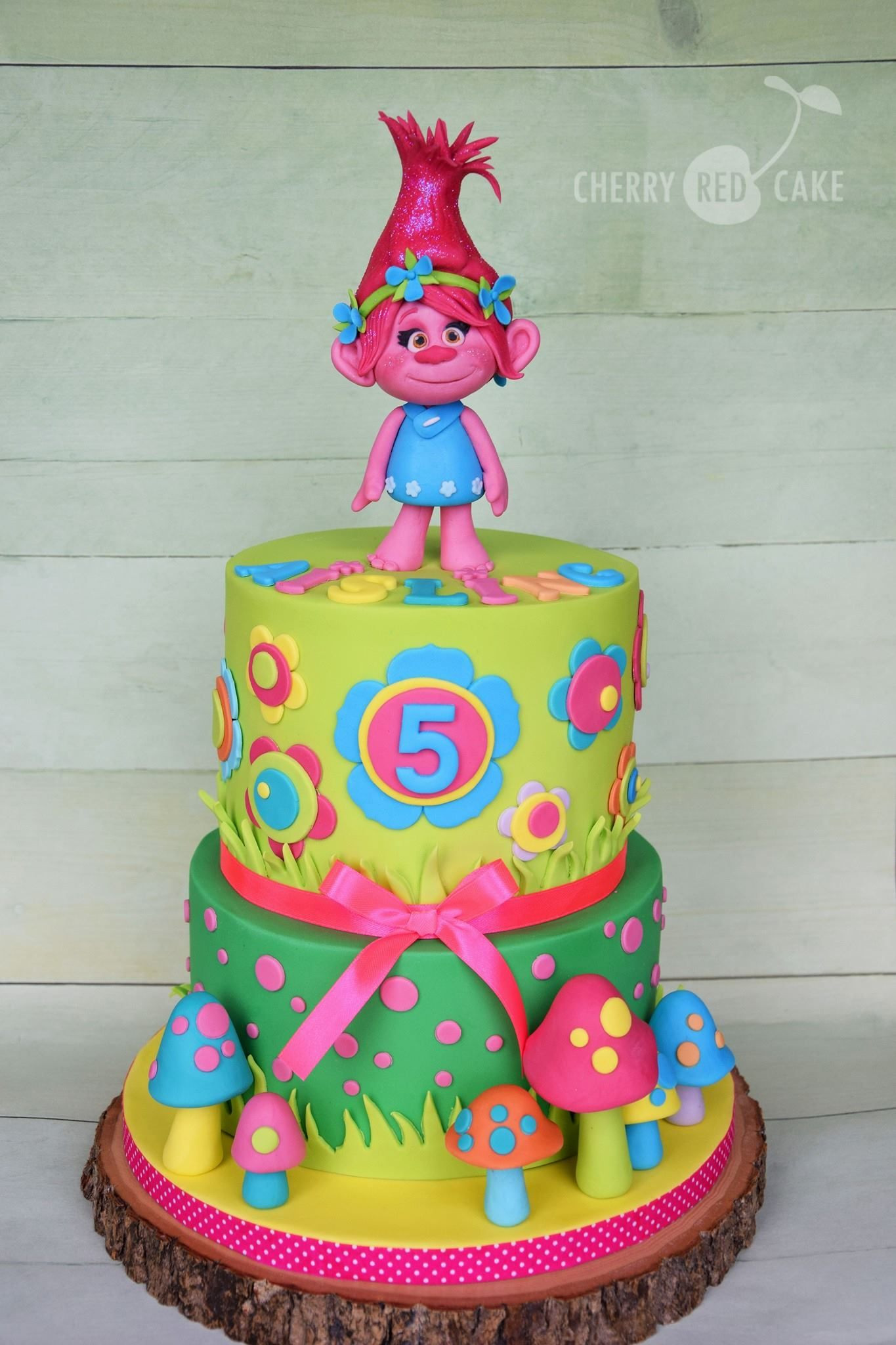 Troll Birthday Cake
 trolls cake Celebration Cakes Pinterest
