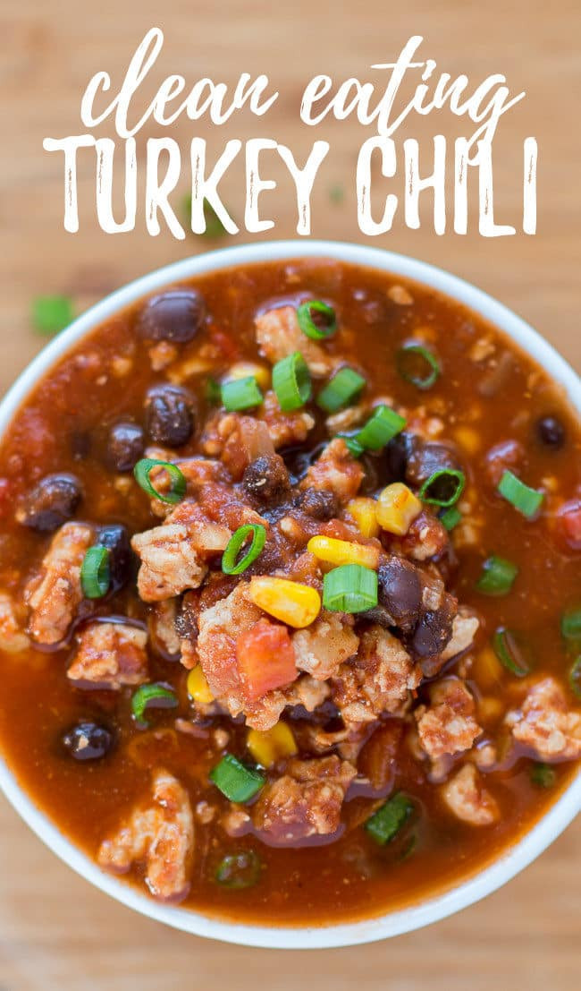 Turkey Chili Recipes
 Clean Eating Turkey Chili Recipe