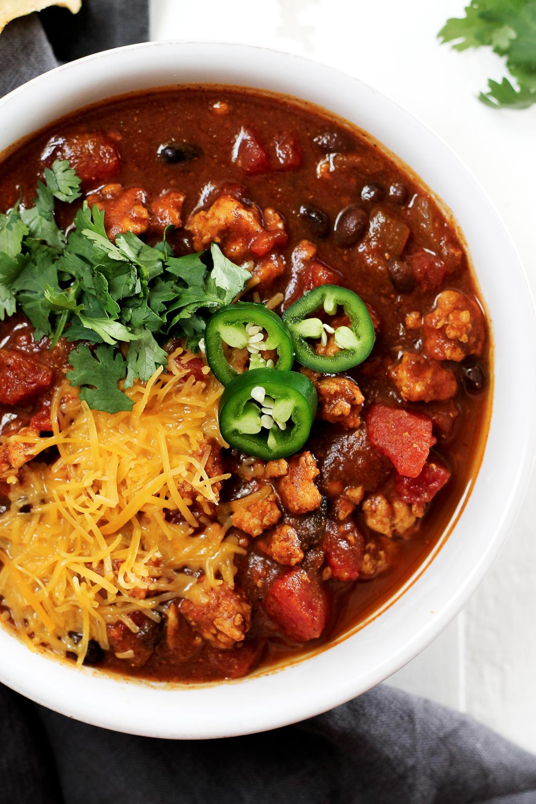 Turkey Chili Recipes
 Slow Cooker Black Bean Pumpkin Turkey Chili