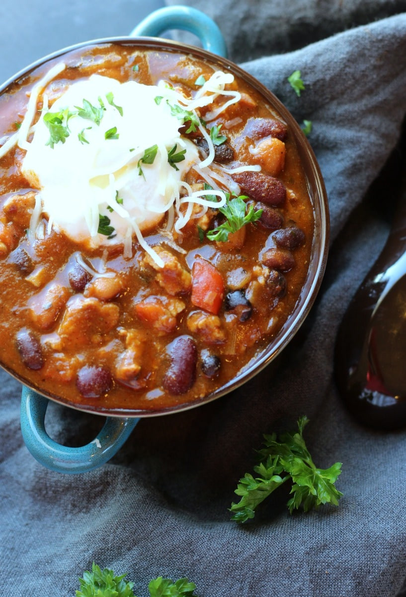 Turkey Chili Slow Cooker
 Slow Cooker Turkey Chili