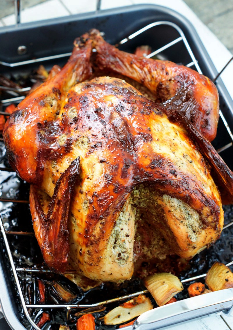 Turkey Recipe For Thanksgiving
 Latin Style Turkey With Mojo and Sazón Achiote