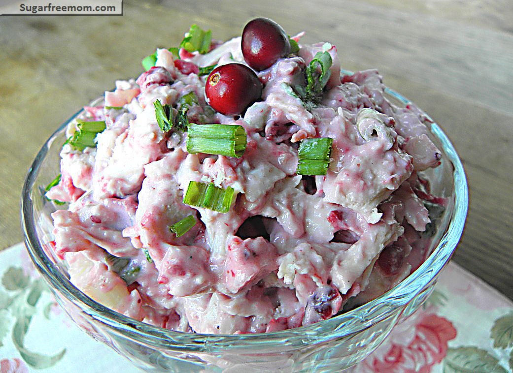 Turkey Salad Recipe
 turkey salad with cranberry sauce