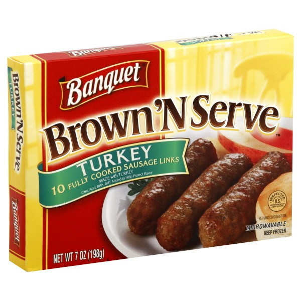 Turkey Sausage Calories
 Banquet Brown N Serve Sausage Turkey Links 10 ct Frozen