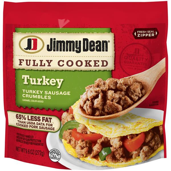 Turkey Sausage Calories
 Jimmy Dean Turkey Sausage Crumbles