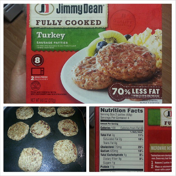 Turkey Sausage Calories
 Shannon s Lightening the Load Jimmy Dean Turkey Sausage