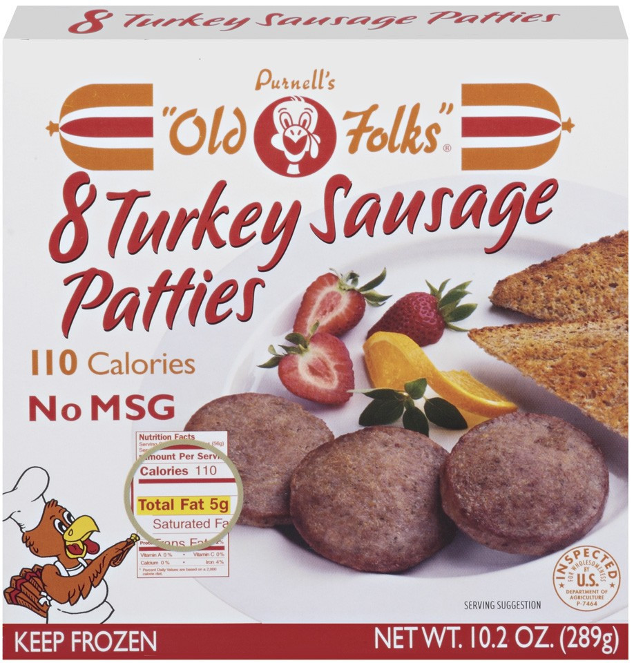 Turkey Sausage Calories
 turkey sausage patties nutrition