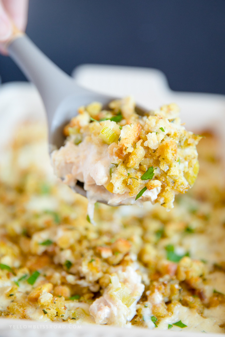 Turkey Stuffing Casserole
 Easy Leftover Turkey Casserole with Stuffing Recipe