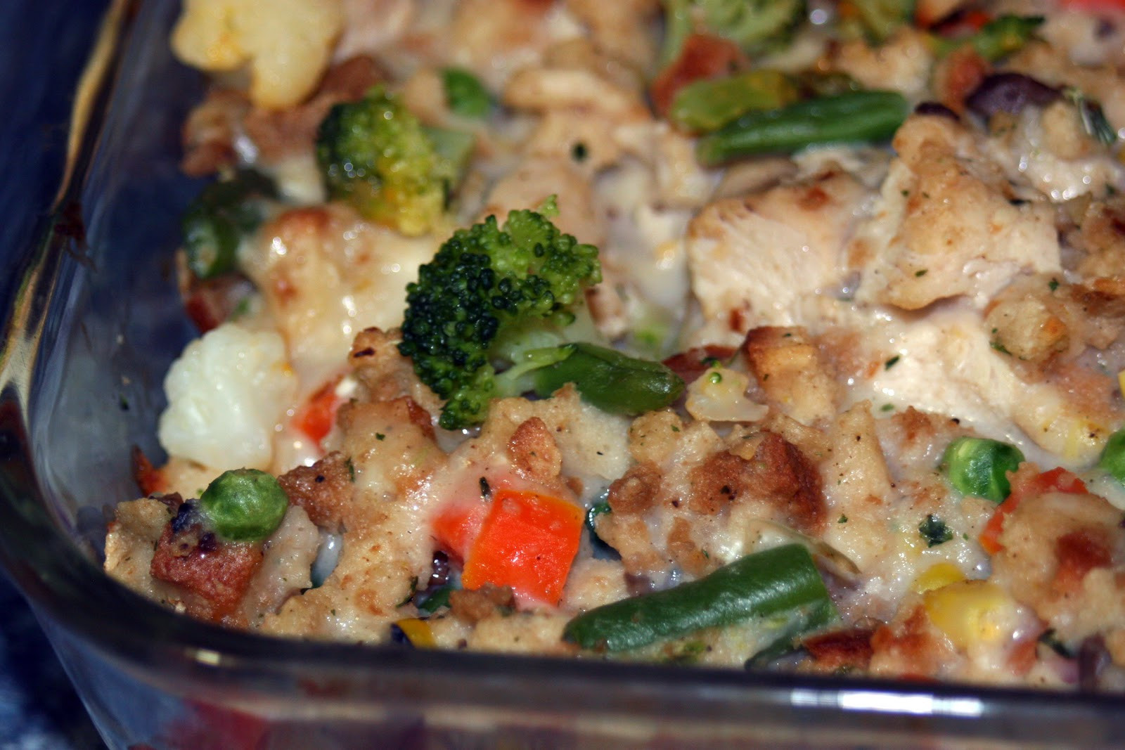 Turkey Stuffing Casserole
 Black Friday Turkey and Stuffing Casserole