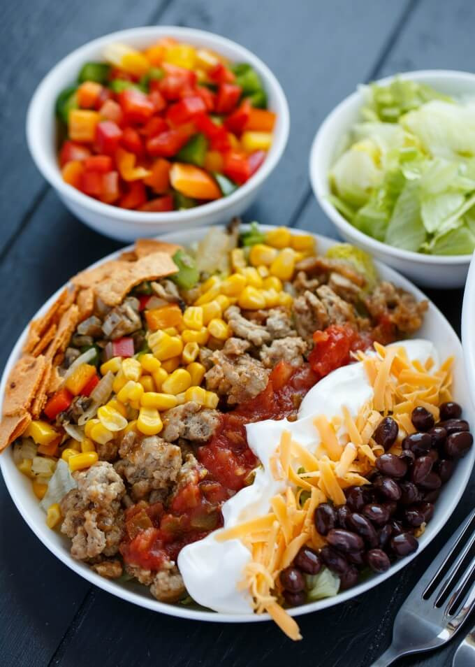 Turkey Taco Salad
 Ground Turkey Taco Salad The Cookie Writer