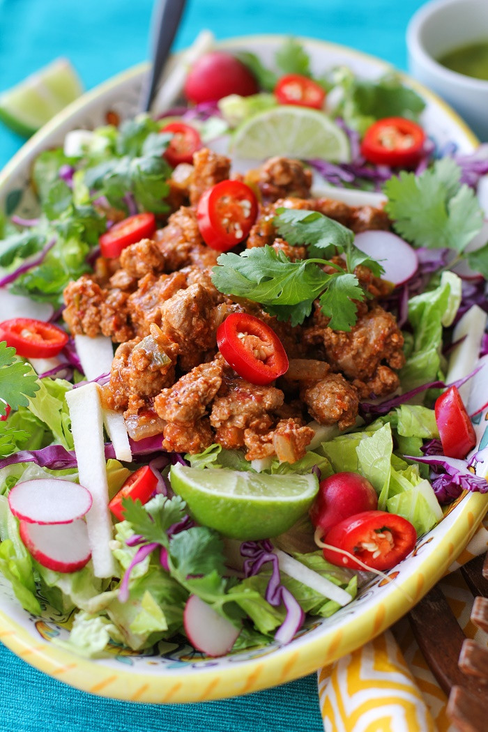 Turkey Taco Salad
 Crunchy Taco Salad with Spiced Ground Turkey The Roasted