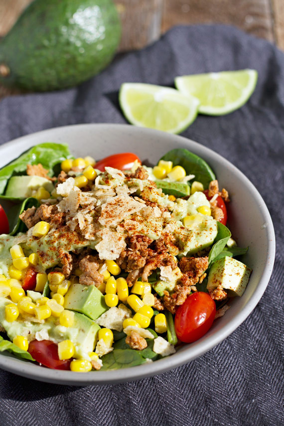 Turkey Taco Salad
 Chili Lime Ground Turkey Taco Salad Jar Lemons