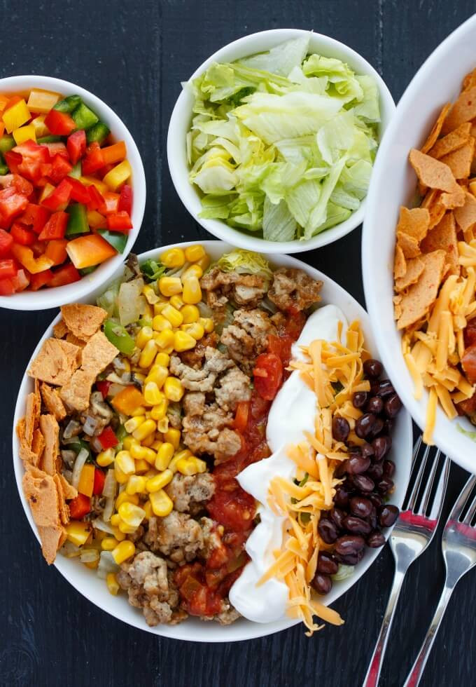 Turkey Taco Salad
 Ground Turkey Taco Salad The Cookie Writer