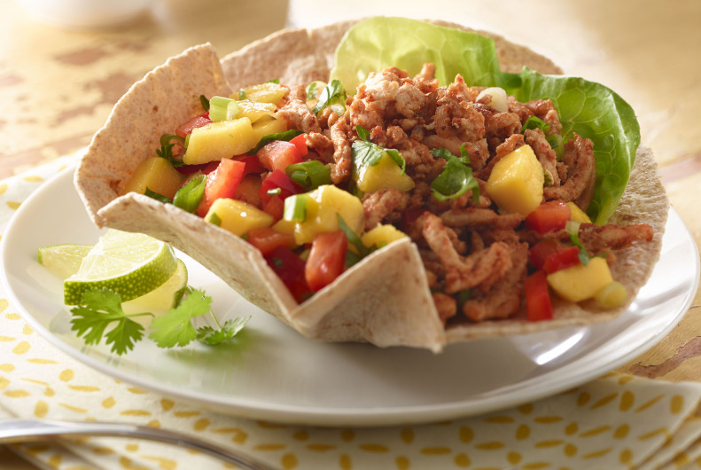 Turkey Taco Salad
 Mango Turkey Taco Salad