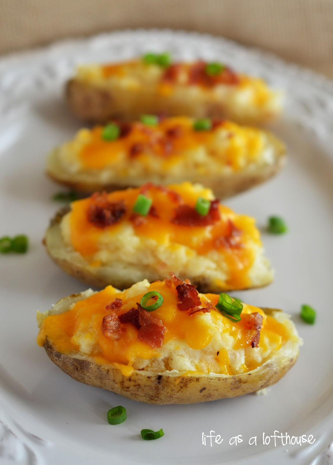 Twice Baked Potato Recipe
 Twice Baked Potatoes