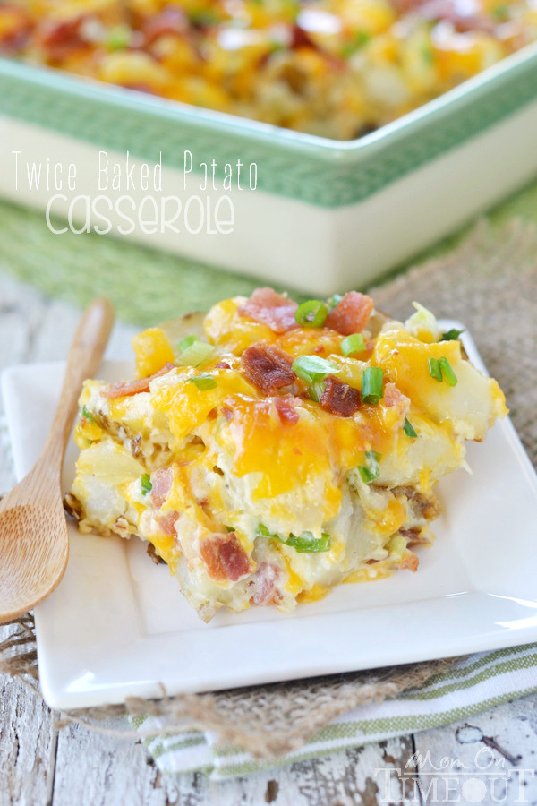 Twice Baked Potato Recipe
 easy twice baked potato casserole