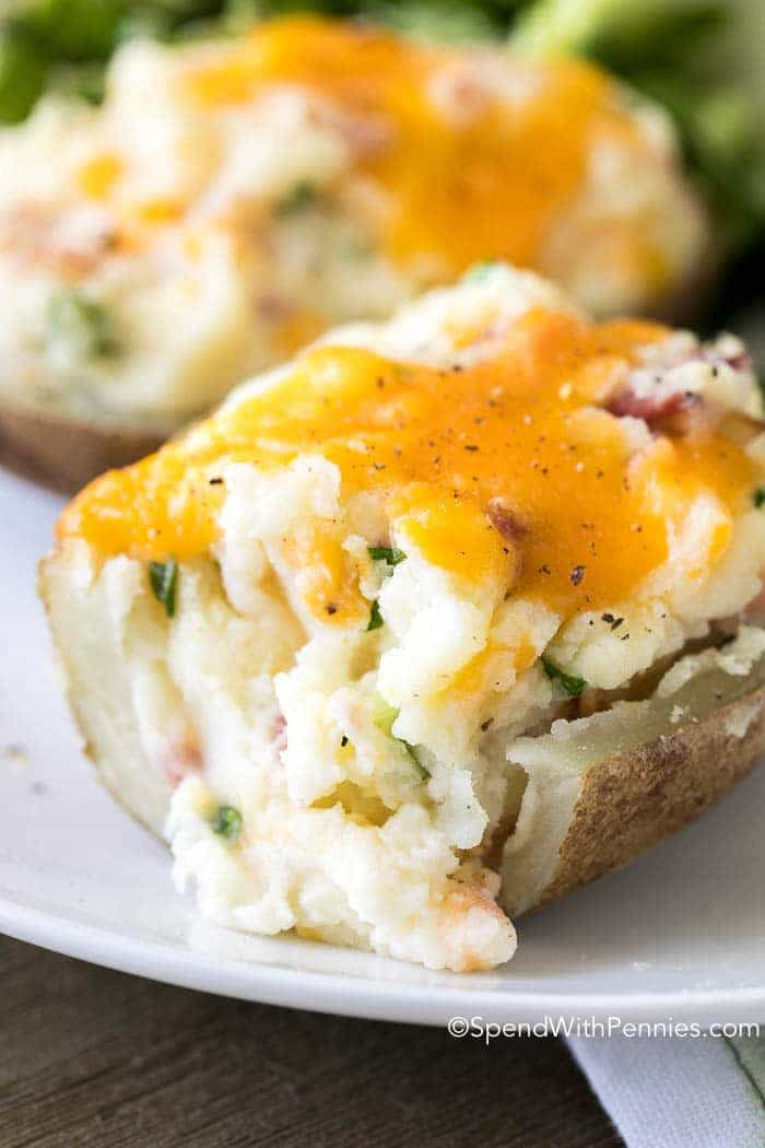 Twice Baked Potato Recipe
 Twice Baked Potatoes So GOOD  Spend with Pennies