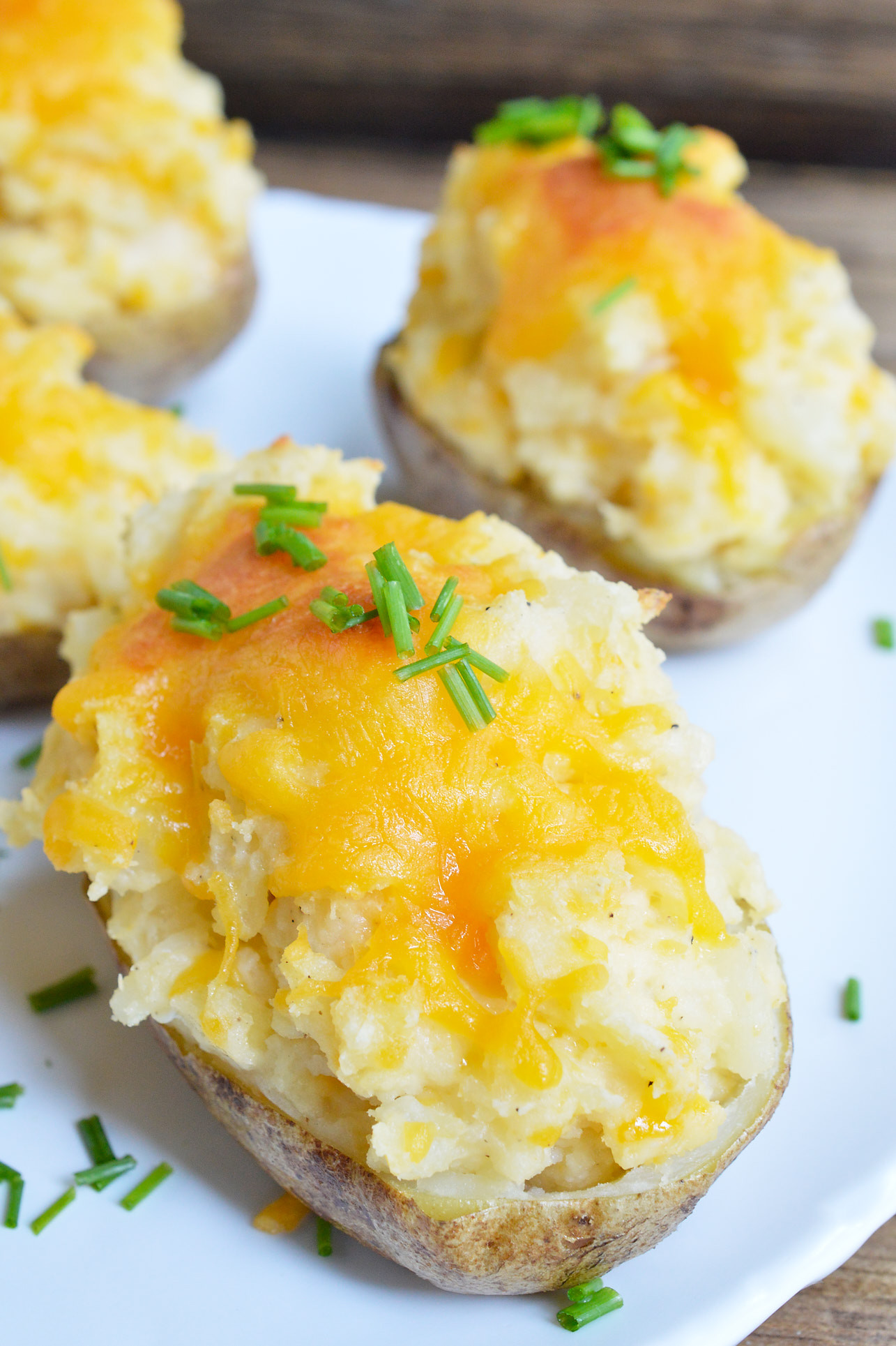 Twice Baked Potato Recipe
 Easy Cheesy Twice Baked Potatoes WonkyWonderful