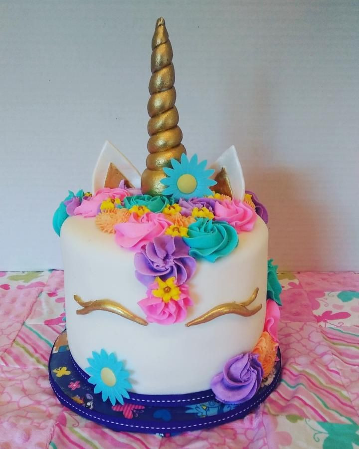 Unicorn Birthday Cake
 Whimsical Unicorn Cake Cookies Pinterest