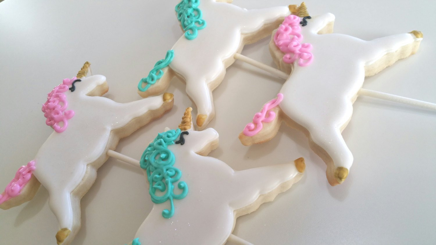Unicorn Sugar Cookies
 Unicorn cookies royal icing sugar cookies unicorn