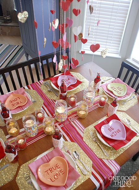 Valentines Dinner For Kids
 Extraordinary Valentines Table Settings For A Classy