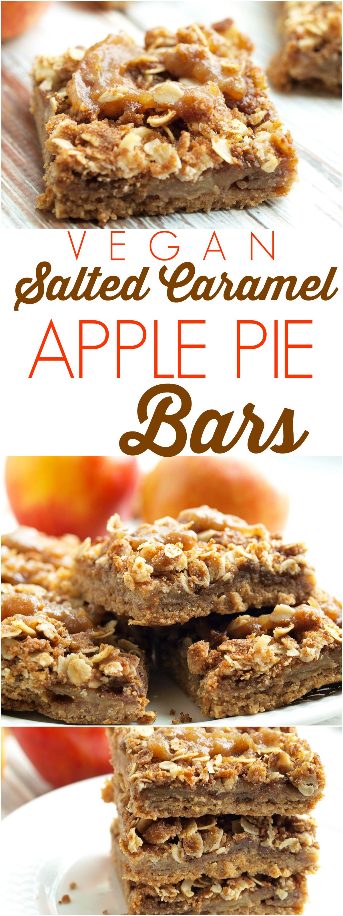 Vegan Baking Recipes
 Vegan Salted Caramel Apple Pie Bars Happy Healthy Mama