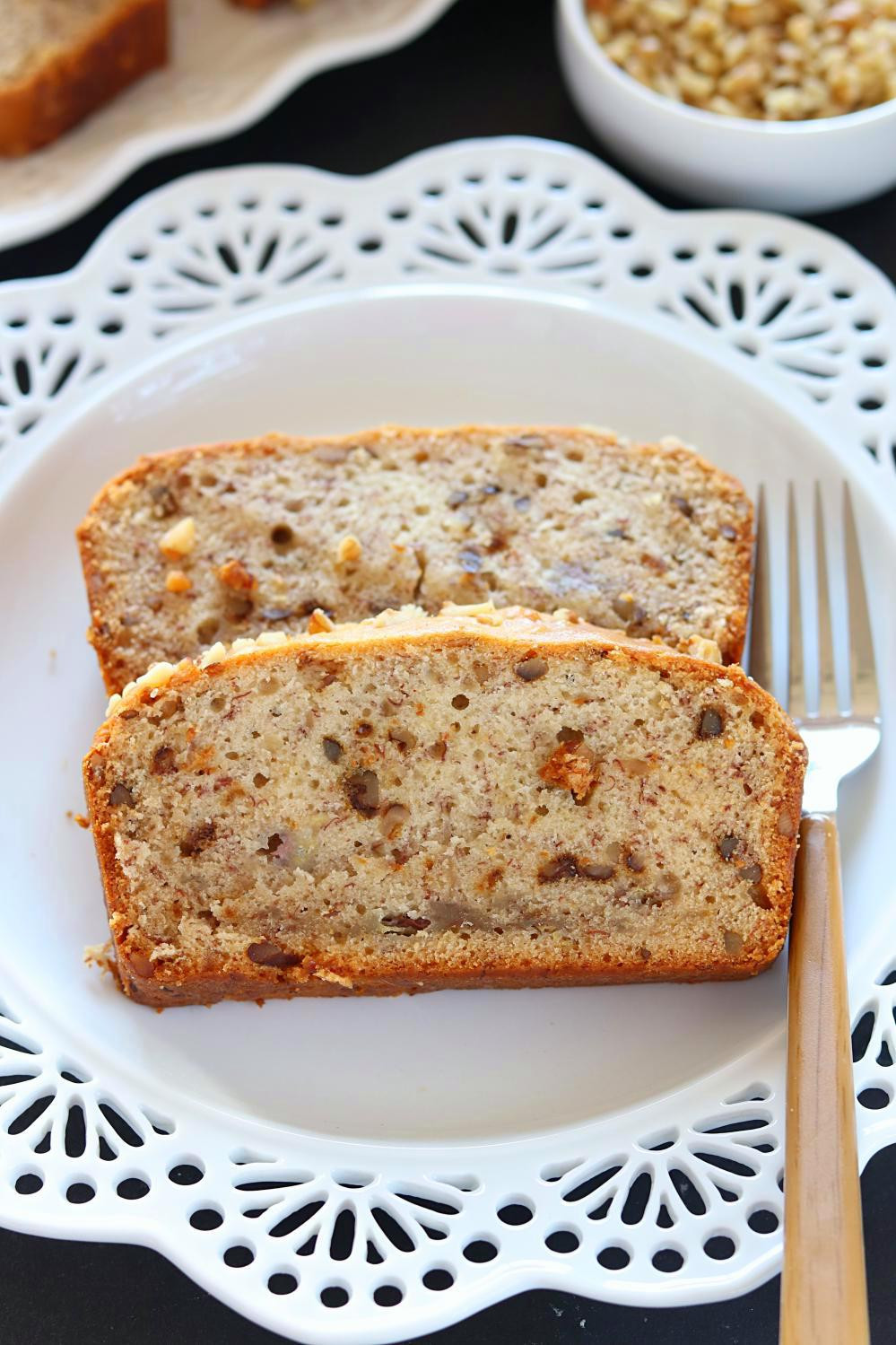 Vegan Banana Bread Recipe
 Vegan Banana Nut Bread healthy Banana walnut loaf bread