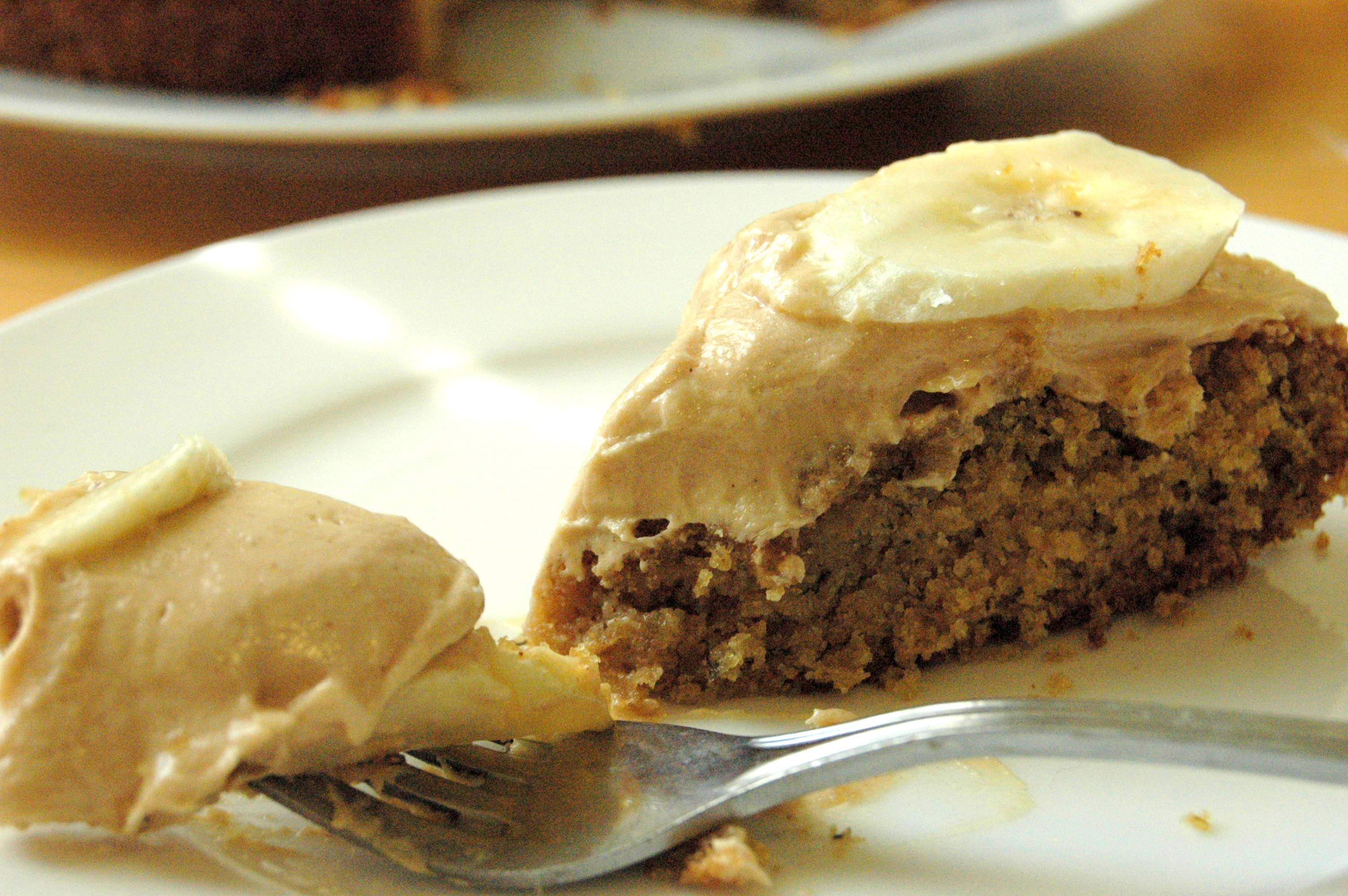 Vegan Banana Cake
 Vegan Banana Cake with Peanut Butter Frosting