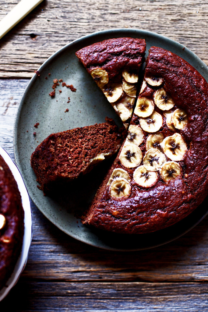 Vegan Banana Cake
 Vegan Olive Oil Banana Cake Recipe with Cocoa and Coffee